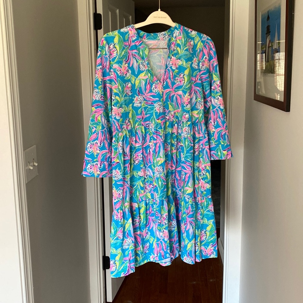 3/4 Sleeve t-shirt dress for Lily Pulitzer size large, NWT